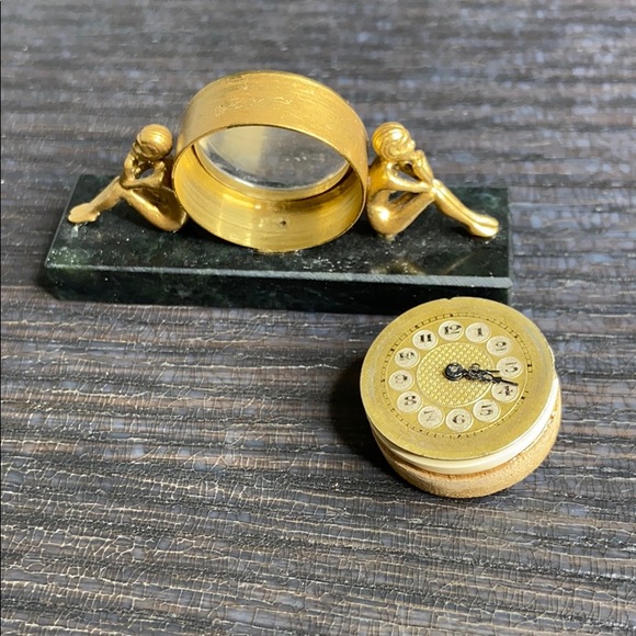 Jim Watts Handmade Miniature Collectible Clock - Picture 5 of 6